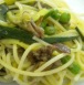 Primi piatti - Spaghetti con zucchine e porcini